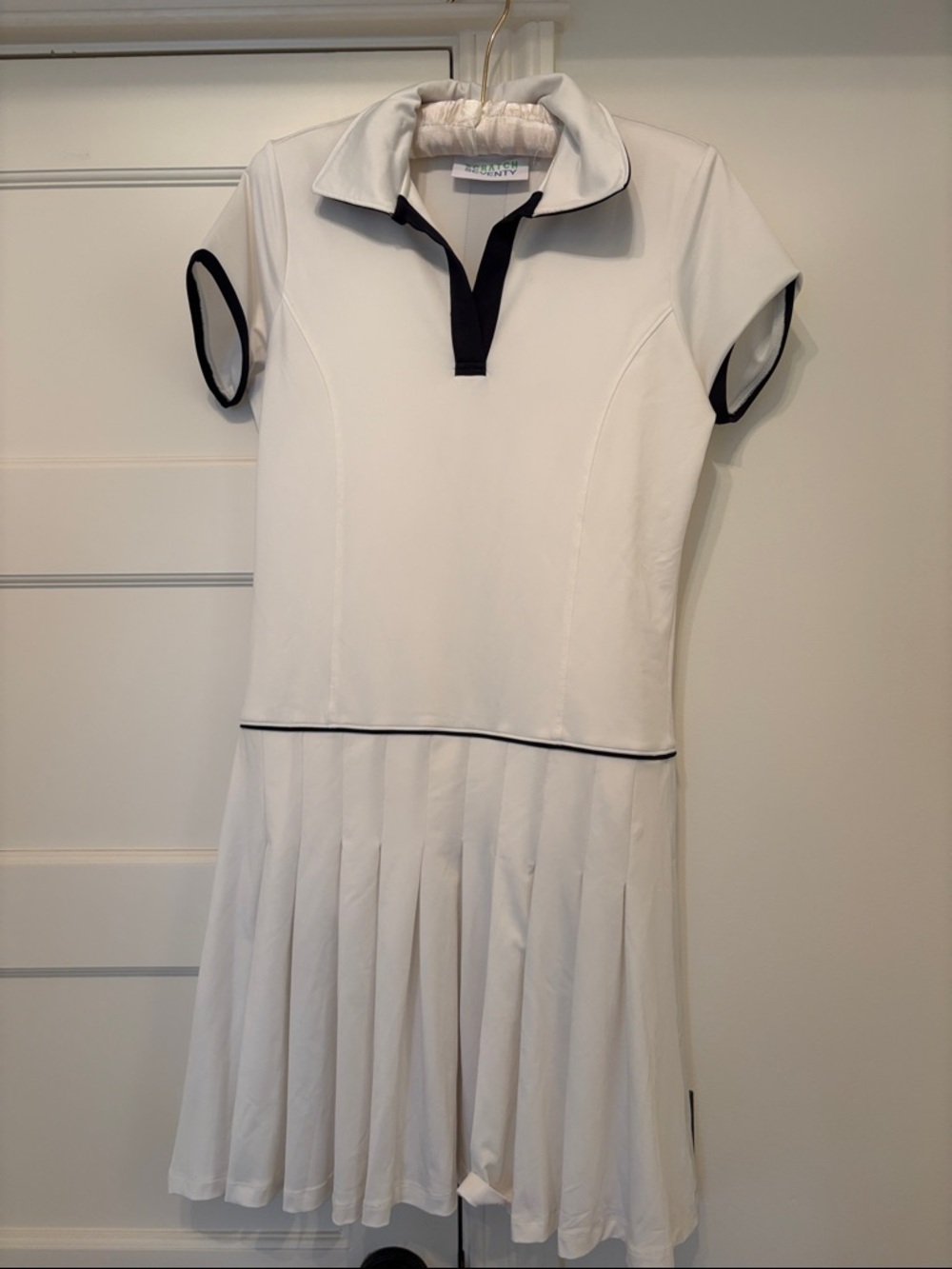 Scratch Seventy Pleated Golf Dress L White